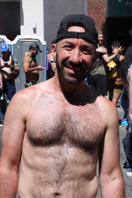 HELLA HAIRY DADDY MUSCLE STUD ! ~ photographed by ADDA DADA !  ~ DORE ALLEY FAIR 2023 ! ~