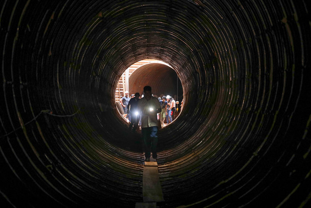 26/04/2024 - Drenar DF alcança 5,6 km de túneis escavados e 2,7 km concretados