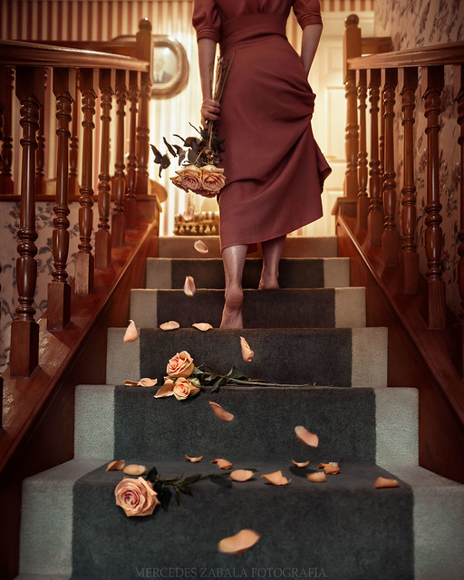 Roses stairway, spines stairway. Selfportrait