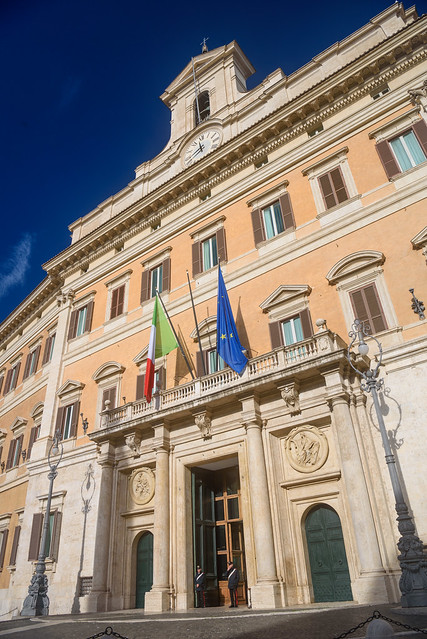 Rome - Rione III Colonna - Palazzo Montecitorio (Italian Parliament)