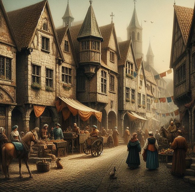 City in old times