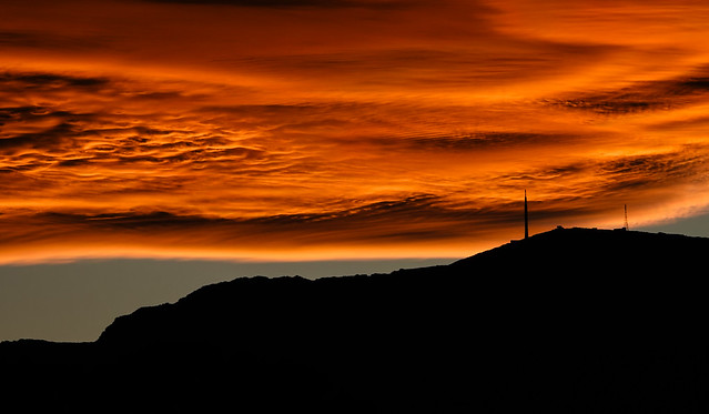 Sunset from the front door #1, Geilston Bay, Tasmania