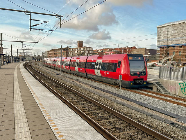 SA 9118, Copenhagen local EMU at Nordhavn, 21 March 2024,