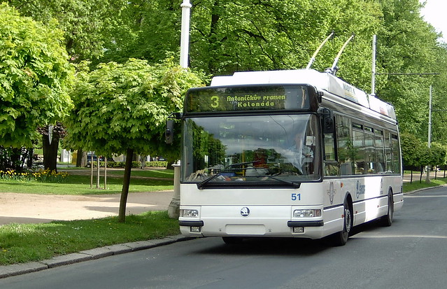 2005-05-25 Mariánské Lázně Trolleybus Nr.51 