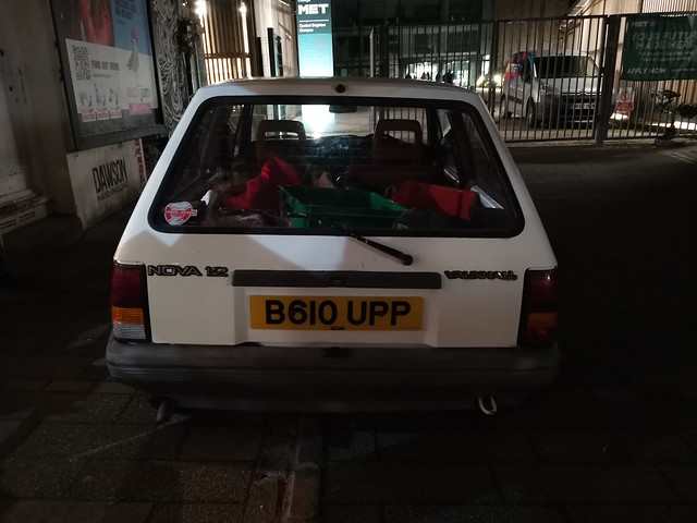 1984 Vauxhall Nova B610 UPP petrol