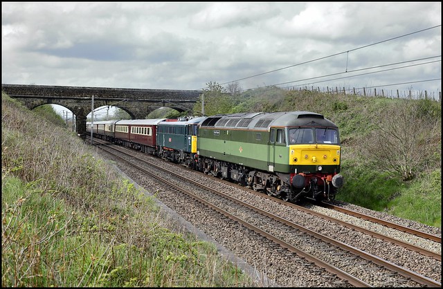 Red Bank, WCRC 47815 & 86401 1Z70 'Northern Belle' (06.28 Coventry - Carlisle) 27/04/24.