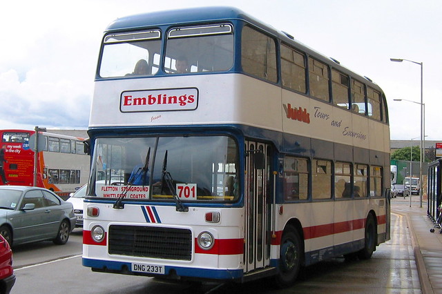 Judds (Emblings) DNG233T is seen in Peterborough on 28 August 2005.