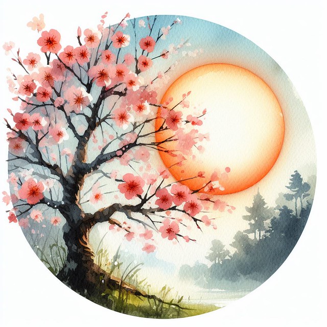 www.mobiltoner.com - Cherry Tree at Sunset - (13)