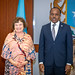 UN Special Rep. Catriona Laing met Somalia's State Minister of Foreign Affairs Ali Mohamed Omar - 27. Apr. 2024