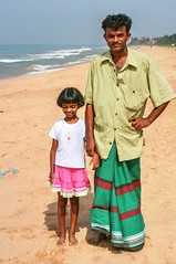 Father with daughter ,Sri Lanka