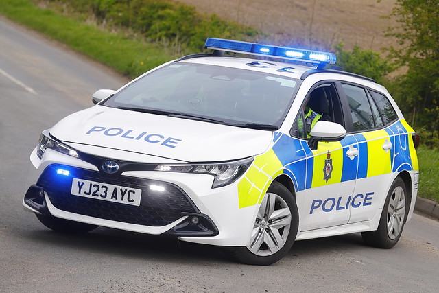 Toyota Hybrid Police Vehicle
