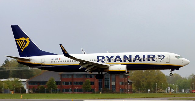 9H-QET B737 Ryanair 27-04-2024 Bournemouth