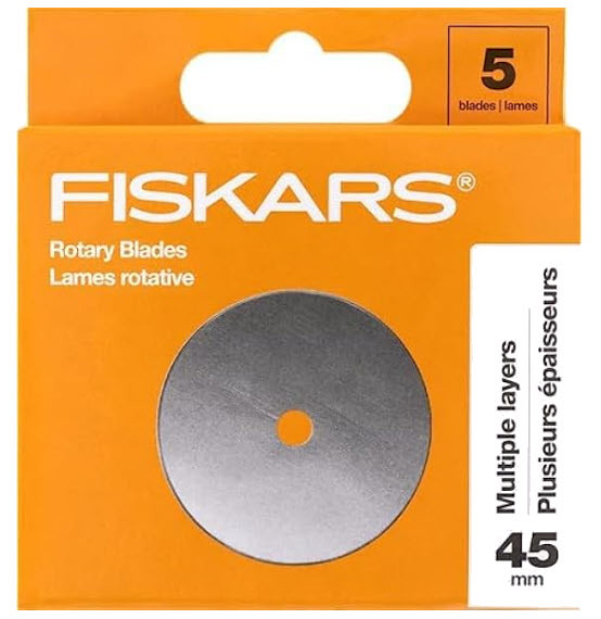Fiskars 45mm Blades - 5-pack