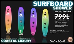 BackBone Surfboard Shower for Saturday Sale