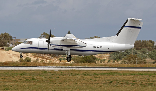 N637CC LMML 25-04-2024 Private Bombardier Dash 8-Q202 CN 637