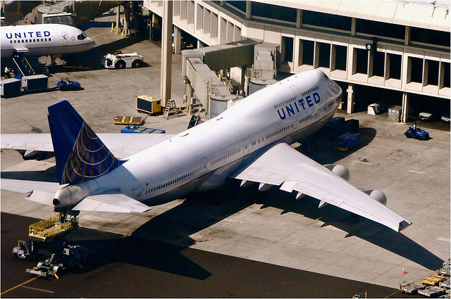 United Airlines Boeing 747 Honolulu