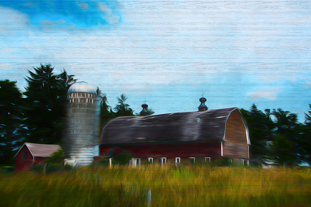 Rural American Barn