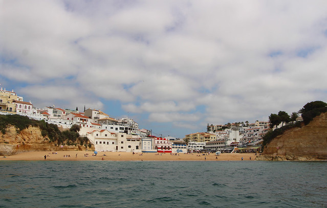 Praia de Carvoeiro in Portugal