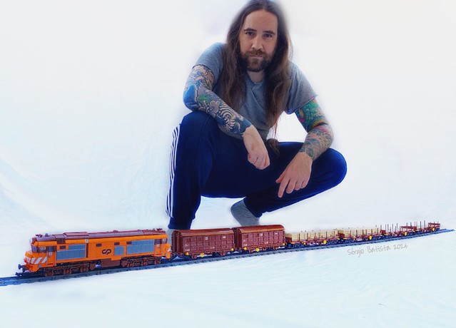 Just a Lego freight train