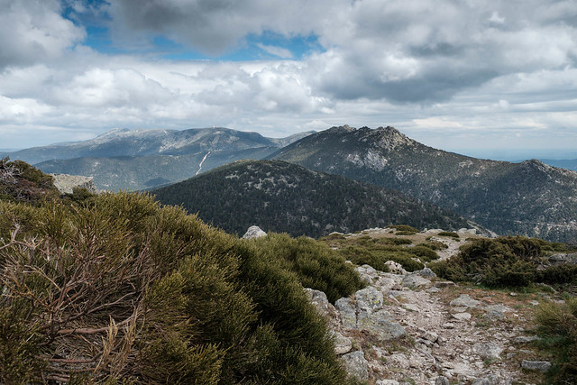 Peñalara, Guarramillas y Siete Picos desde Cerro Minguete