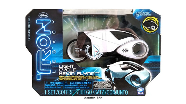 Tron Legacy 2010 Spin Master Disney Deluxe Light Cycle Kevin Flynn Encom 786