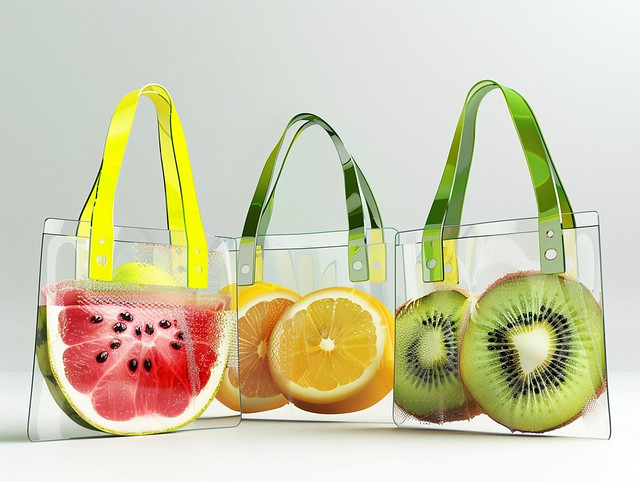 fruit tote bag concept.