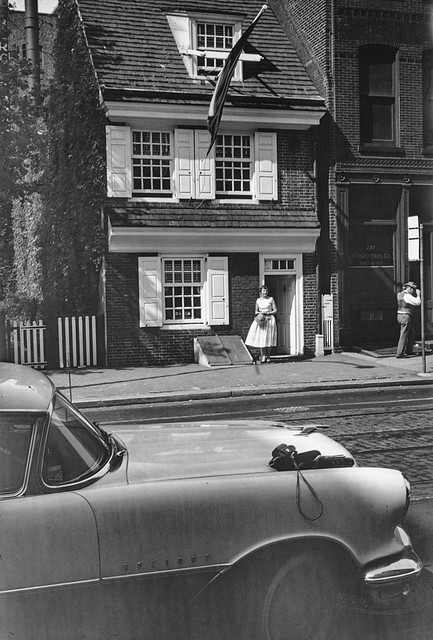 Found Kodachrome Slide -- Betsy Ross Home, Philadelphia, Pennsylvania