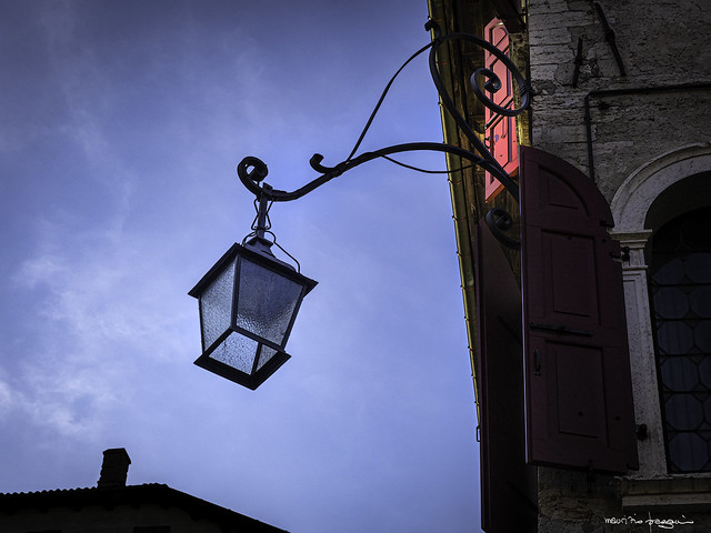 Feltre, street lamp