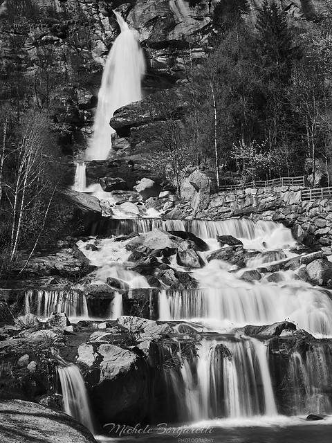 Noasca waterfall