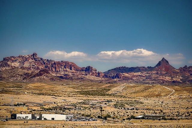 The Wild West. Bullhead City area of Arizona. Viewed from Laughlin Nevada.