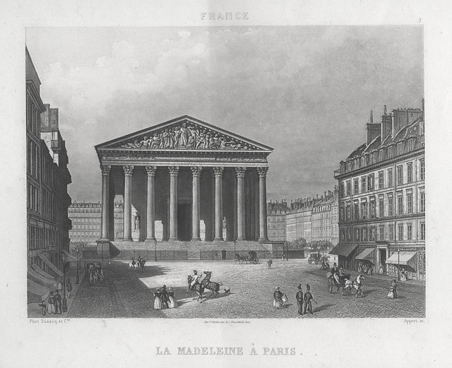 Excursions Daguerriennes - La Madeleine a Paris, 1841
