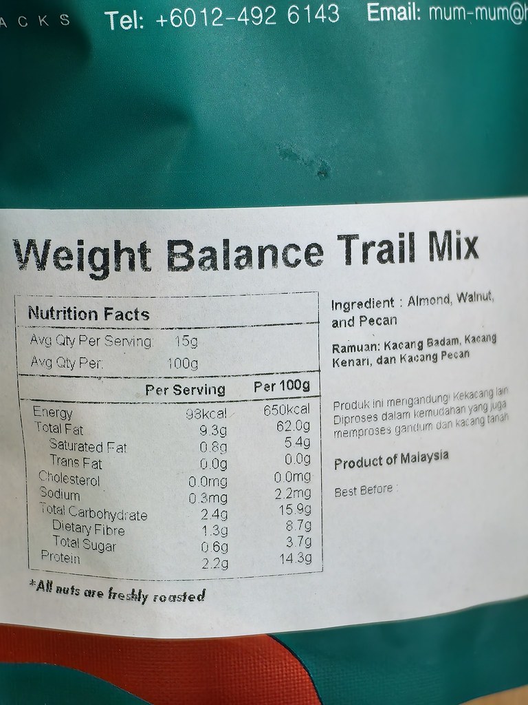 維持體重混合堅果 Weight Balance Mix [300g] - Pecan, Walnut & Almond rm$29.60 @ Mum Mum Snacks in 蝦皮購物 SHOPEE