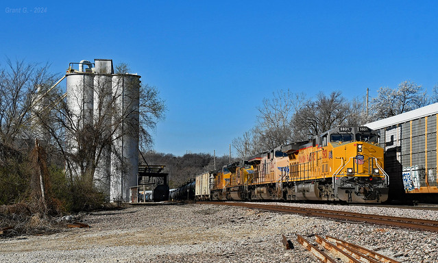Northbound Unit Ethanol Train in Kansas City, KS