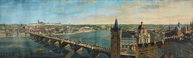 Johann Christian Michel Ezdorf (1801-1851) - Panorama of Prague (1821)