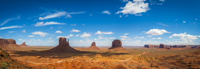 Large Panorama Monument Valley Arizona Epic Homeric West Fine Art Landscape Photography AZ Famous Western Movie Backdrops! Dr. Elliot McGucken Master American Desert Southwest Photographer 45EPIC!