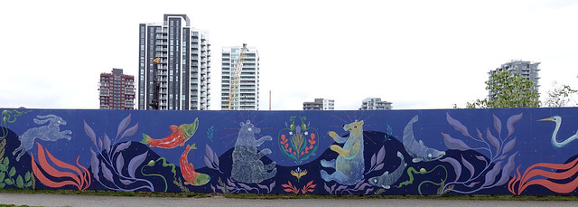 River District, mural