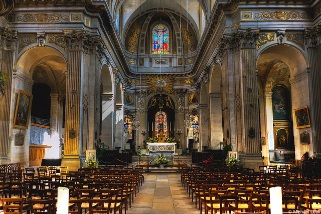 Église Saint-Louis-en-l'Île: Saint-Louis en l'Île, Paris, France.