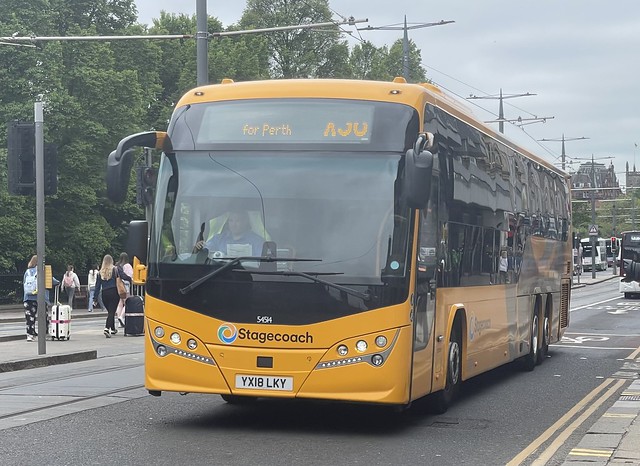 Stagecoach Fife Volvo B8RLE  Plaxton Panther LE YX18LKY 54514