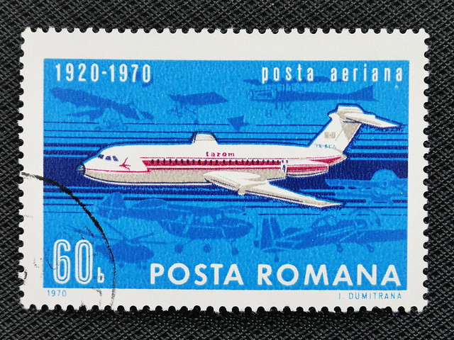 Romania 1970 Posta aeriana 1920-1970