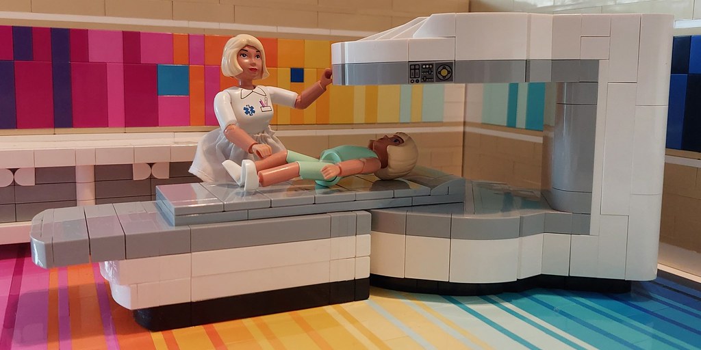 Open MRI Suite Playset (Miniland Scale) - Scanner room