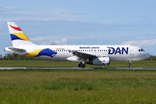 YR-DSE A320-232 Dan Air