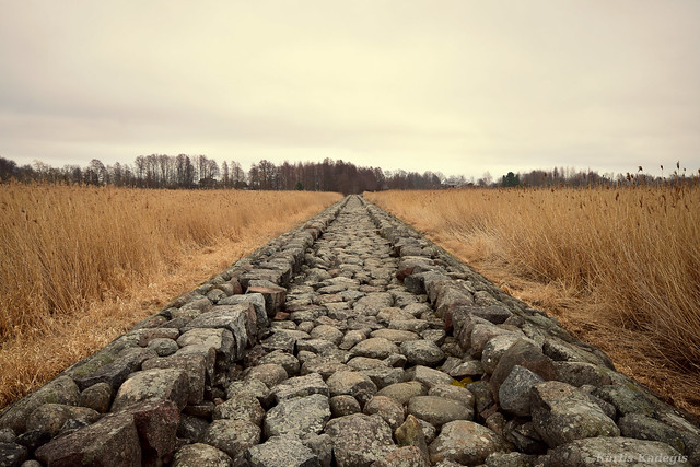 Rocky Path on Ainazi Breakwater, Latvia
