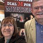 118/366–“Dial M for MURDER” Day 6–“Jim &amp;amp; Judy’s TN Vacay:” 
After breakfast at the timeshare, we hung around for a while. In the afternoon, we drove to Cumberland County Playhouse to watch “Dial M for Murder.” Jim’s 80th Birthday present from me. On the way home we passed 2 Mexican Restaurants that were packed out. So we stopped at Catfish Cabin for a delicious meal. Jim ordered the cake, but they were out. We dodged those calories. We didn’t go to Red’s Ale House since they were packed also. They probably had Trivia or Karaoke tonight. It’s been an easy birthday!