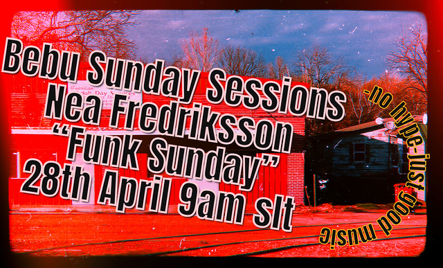 Come along to FUNK Sunday at Bebu.  Good time, good tunes.  Promise!