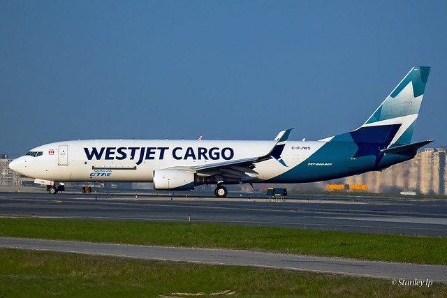 WestJet Cargo 737-800 BCF C-FJWS