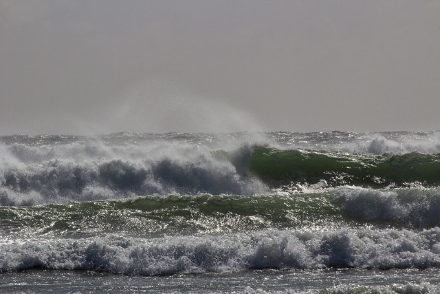 Storm waves, Long Beach, Vancouver island, BC