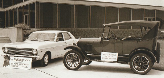 1967 Ford 1 millionth Vehicle (Ford XR Falcon) Press Photo - Australia
