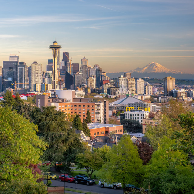 Seattle Skyline, Spring 2024