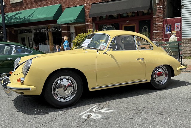 1964 Porsche 356 C coupe in Champagne Yellow
