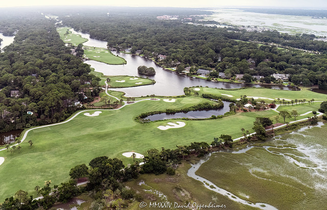 Robert Trent Jones Golf Course at Palmetto Dunes on Hilton Head Island South Carolina Aerial View